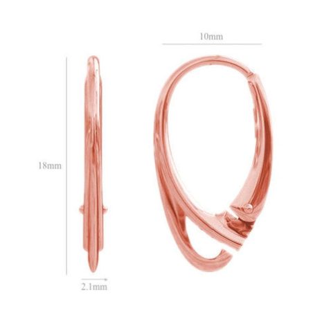 High Quality Sterling silver lever back earrings ear wire findings jewelry