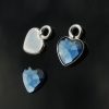 sterling-silver-pendant-bail-for-swarovski-crystal-2808 Sterling Silver Pendant Bail for Swarovski Crystal 2808 Heart 6mm Necklace Pendant 925 silver findings supplies