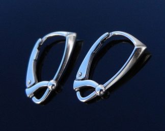 Sterling silver lever back earrings ear wire findings jewelry