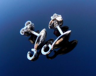 High Quality Sterling Silver Ear Posts with Ear Nuts Jewelry Making Findings
