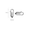 High Quality Sterling Silver Lobster Clasp 8mm for Necklaces and Bracelets 925
