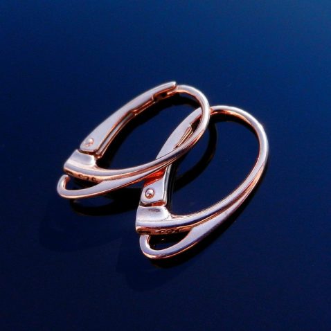 High Quality Sterling silver lever back earrings ear wire findings jewelry - Image 8