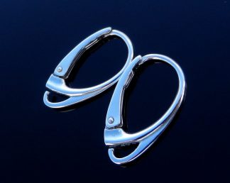 High Quality Sterling silver lever back earrings ear wire findings jewelry
