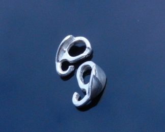 Sterling Silver Pinch Bails for Pendants 8.5mm Necklace Jewelry Making Beading Findings High Quality