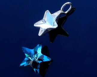 Sterling Silver Bail Swarovski Crystal  4745 Star 10mm Findings Bails Silver Bails Necklace Pendant 925 silver findings 