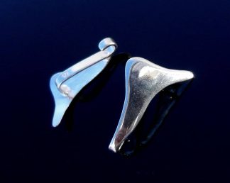 Sterling Silver Pendant Bail  Open Ring Findings Bails Silver Bails 19.2mm x 12mm Enhancers Necklace Pendant 925 silver findings supplies