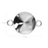Beauty Sterling Silver Connector for Bracelet 10mm Rivoli jewelry supplies