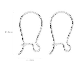 Sterling Silver Lever Back Earring Findings Ear wires