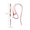 Rose gold earrings hooks