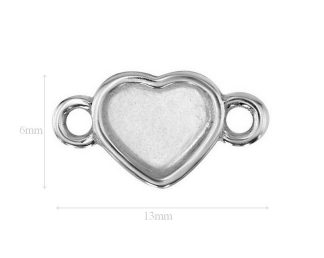 Beauty Sterling Silver Connector for Bracelet 6mm jewelry supplies