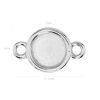 Beauty Sterling Silver Connector for Bracelet 5mm jewelry supplies