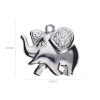 Sterling Silver 925 Elephant Charms for Pendants and Bracelet High Quality