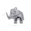 Sterling Silver Elephant Charms For Earrings Pendants High Quality