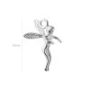 Sterling Silver Charm ELF Charm Charms Pendants for Bracelet and Pendant Jewelry Making & Beading Charms