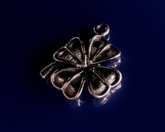 Sterling Silver Four Leaf Clover Charms Pendants for Bracelet High Quality